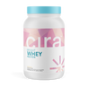 Cira Bright Whey Vanilla Protein, front view of bottle.
